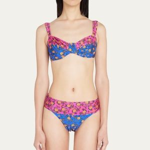 Farm Rio fruit dots bikini top medium